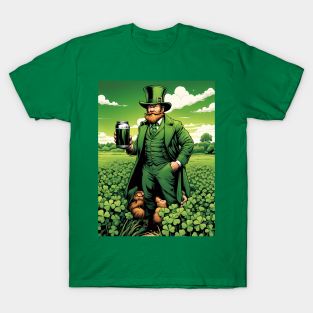 Folk Art Leprechaun T-Shirt